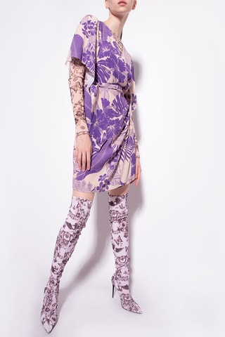 Robe portefeuille - Violet - Pinko