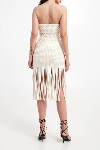 Robe bustier - Beige - Pinko