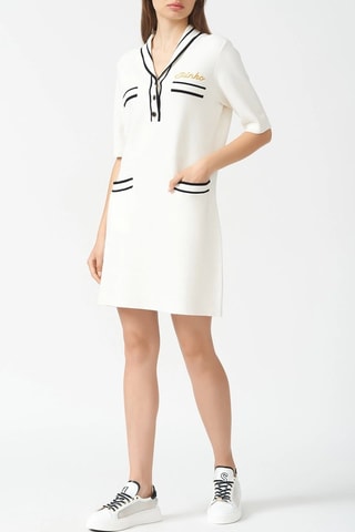 Robe droite - Beige - Pinko