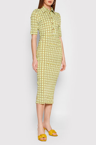 Robe midi - Vert - Pinko