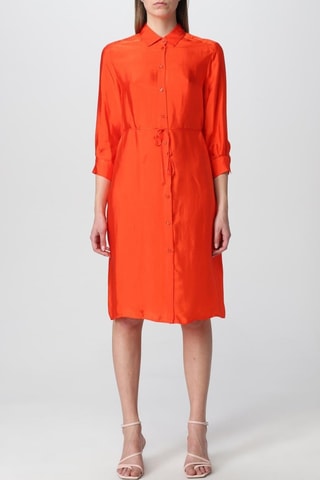 Robe chemise - Rouge brique - Pinko