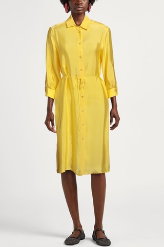 Robe chemise - Jaune - Pinko