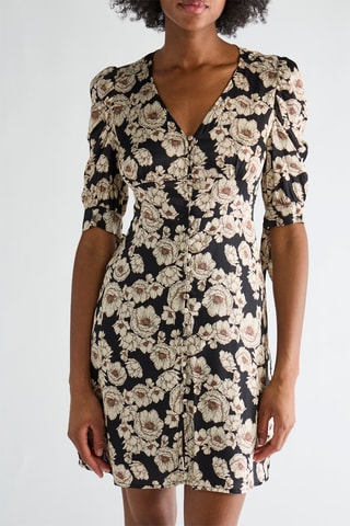Robe droite en soie - Noir - Pinko