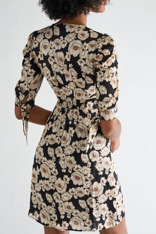 Robe droite en soie - Noir - Pinko