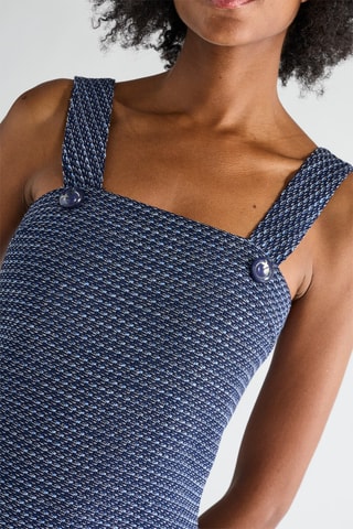 Robe droite - Bleu marine - Pinko