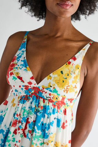 Robe longue - Blanc - Pinko