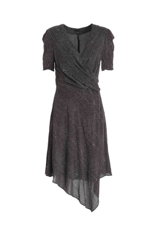 Robe portefeuille - Noir - Pinko