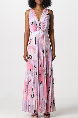Robe longue - Violet - Pinko
