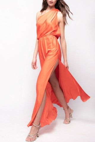 Robe asymétrique - Orange - Pinko