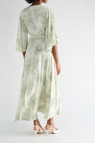 Robe portefeuille - Vert clair - Pinko