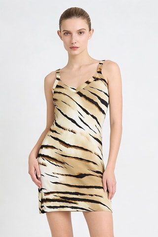 Robe fourreau - Beige - Twin Set