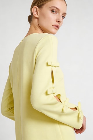 Robe trapèze - Jaune pâle - Twin Set