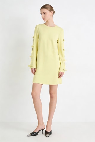 Robe trapèze - Jaune pâle - Twin Set