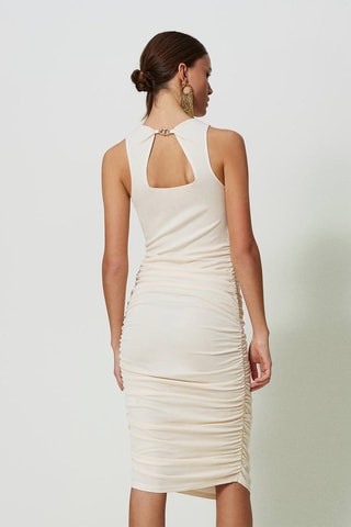 Robe fourreau - Beige - Twin Set