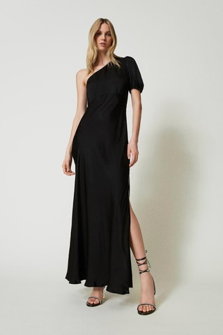 Robe asymétrique - Noir - Twin Set