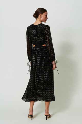 Robe midi - Noir - Twin Set