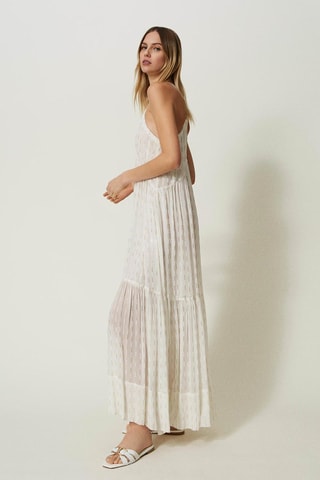 Robe longue - Blanc - Twin Set