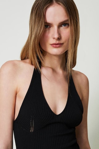 Lange Jurk - Zwart - Twin Set
