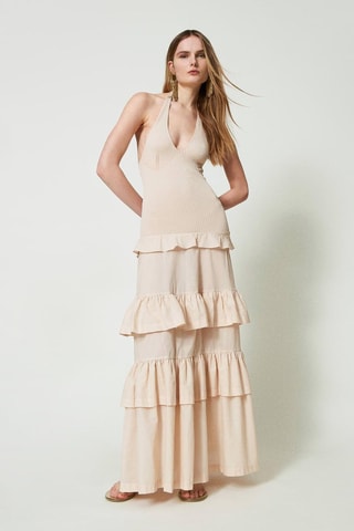 Robe longue - Beige - Twin Set