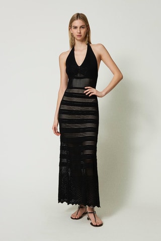 Robe longue - Noir - Twin Set