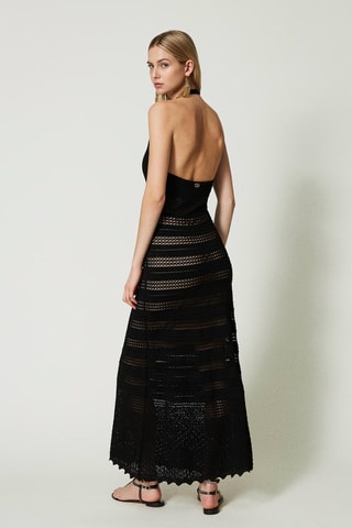 Robe longue - Noir - Twin Set