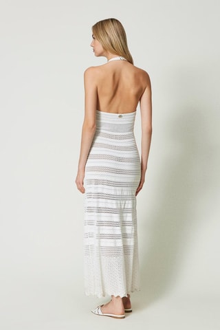 Robe longue - Blanc - Twin Set