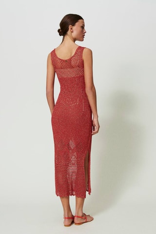 Robe longue - Rouge brique - Twin Set