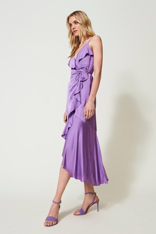Robe portefeuille - Violet - Twin Set