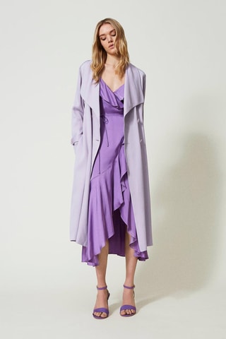 Robe portefeuille - Violet - Twin Set