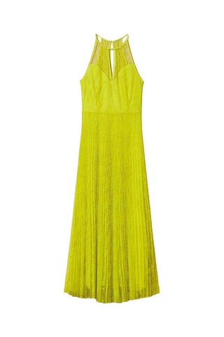 Robe plissée en dentelle - Jaune - Twin Set