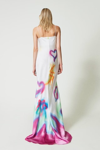 Robe longue - Blanc - Twin Set