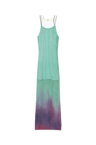 Robe midi - Vert et violet - Twin Set