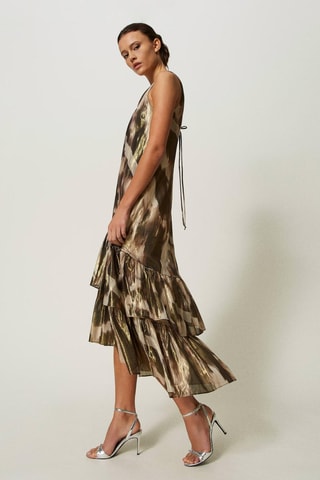 Robe volantée - Kaki - Twin Set