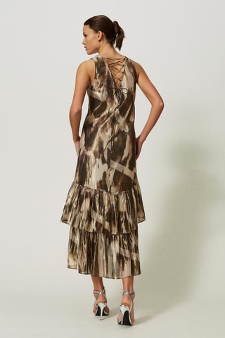 Robe volantée - Kaki - Twin Set