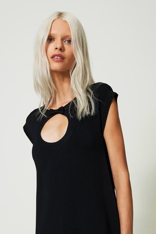 Robe trapèze - Noir - Twin Set