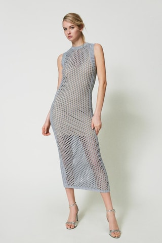 Robe midi - Gris - Twin Set