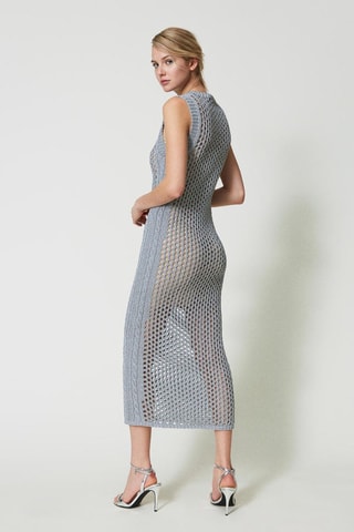 Robe midi - Gris - Twin Set