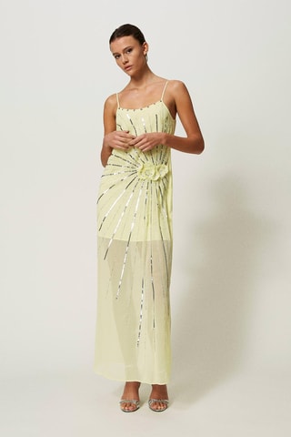 Robe longue - Jaune pâle - Twin Set