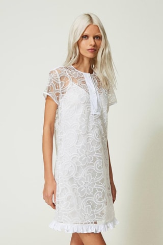 Robe droite - Blanc - Twin Set
