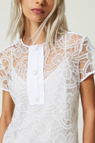 Robe droite - Blanc - Twin Set