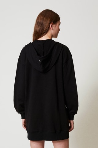 Robe pull à capuche - Noir - Twin Set