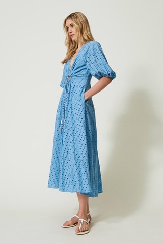 Robe midi - Bleu - Twin Set