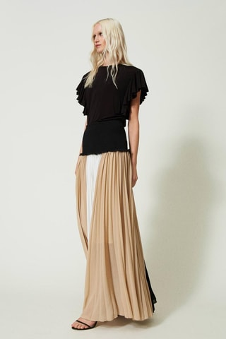 Robe longue - Beige - Twin Set