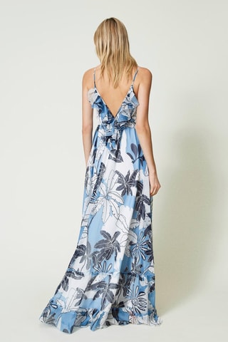 Robe longue - Bleu - Twin Set