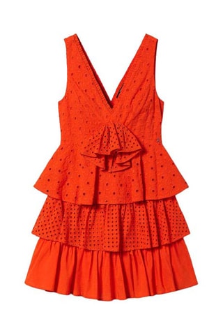 Robe volantée - Orange - Twin Set