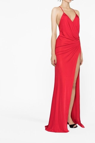 Robe longue - Rouge - Pinko