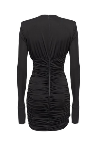Robe drapée - Noir - Pinko