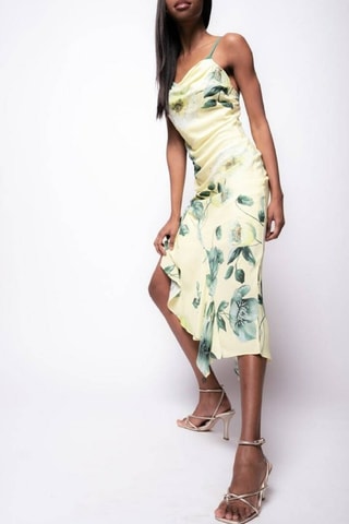 Robe midi - Jaune - Pinko