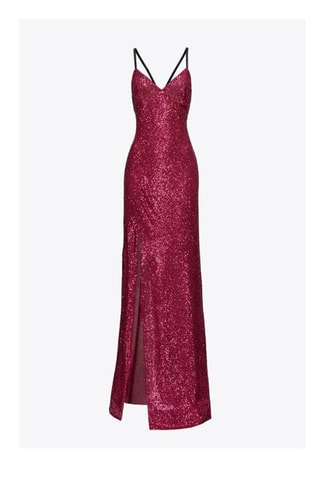Robe longue - Grenat - Pinko