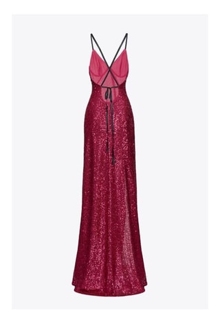 Robe longue - Grenat - Pinko